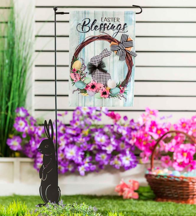 Yard & Garden Plow & HearthEaster BlessingsBurlap Garden Flag NFLB581