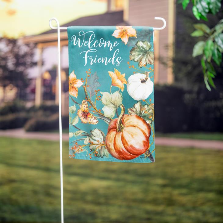 Yard & Garden Plow & Hearth Autumn Vines Suede Garden Flag NFLB584
