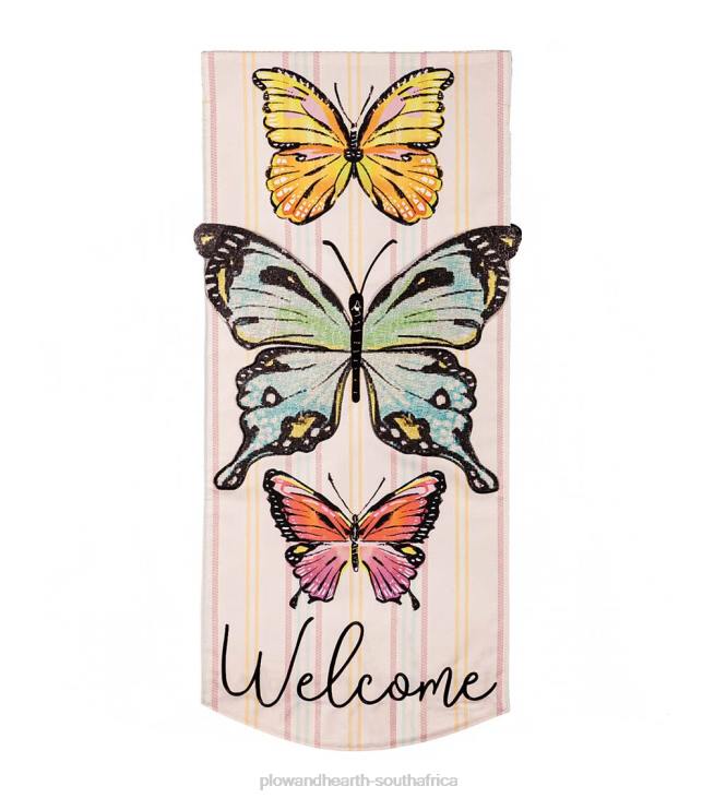 Yard & Garden Plow & Hearth Butterfly Fields Pennant Flag NFLB614