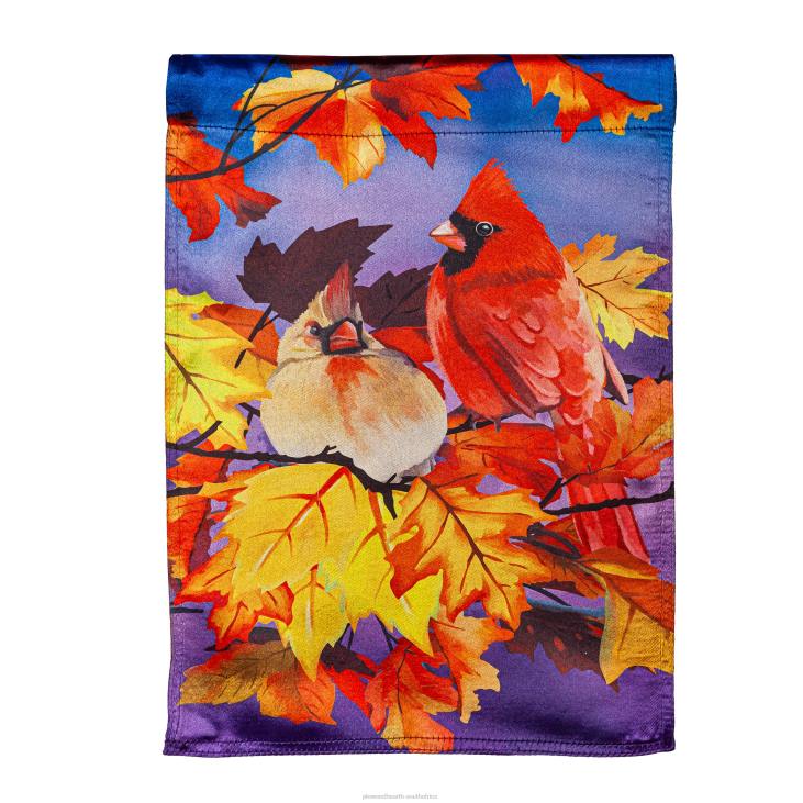 Yard & Garden Plow & Hearth Cardinal Friends Lustre Garden Flag NFLB577