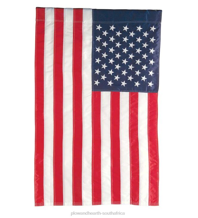 Yard & Garden Plow & Hearth Large American Flag House Flag NFLB298