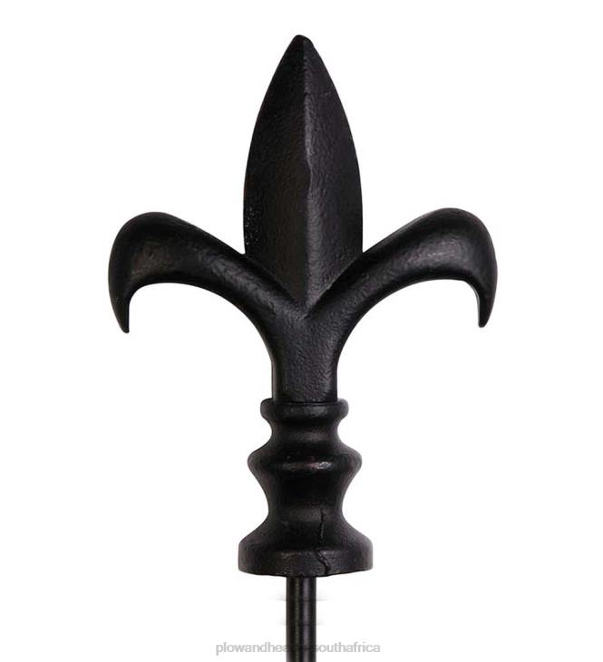 Yard & Garden Plow & Hearth Metal Garden Flag Stand with Fleur de Lis Finial NFLB359
