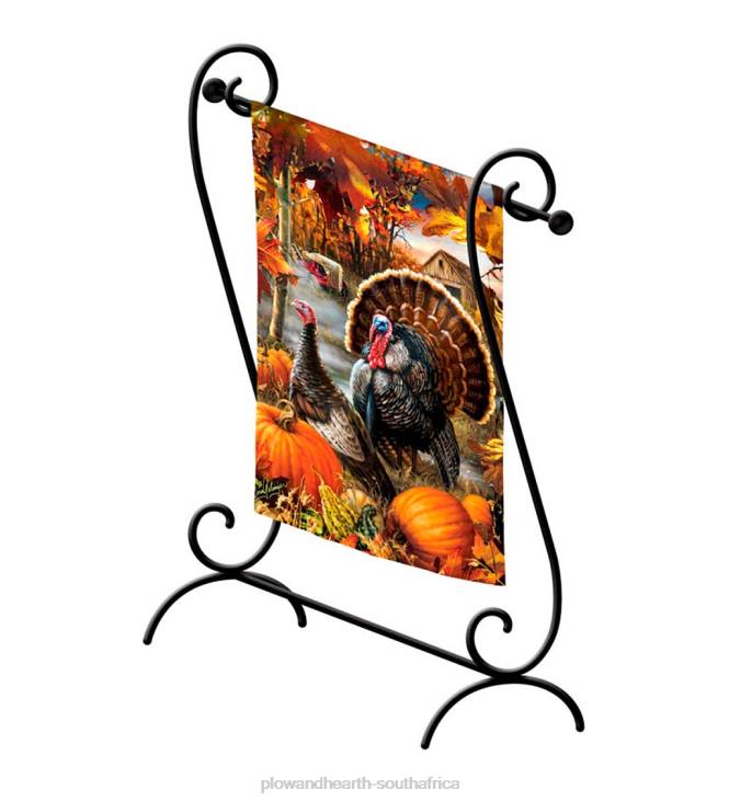 Yard & Garden Plow & Hearth Scroll Garden Flag Stand NFLB381