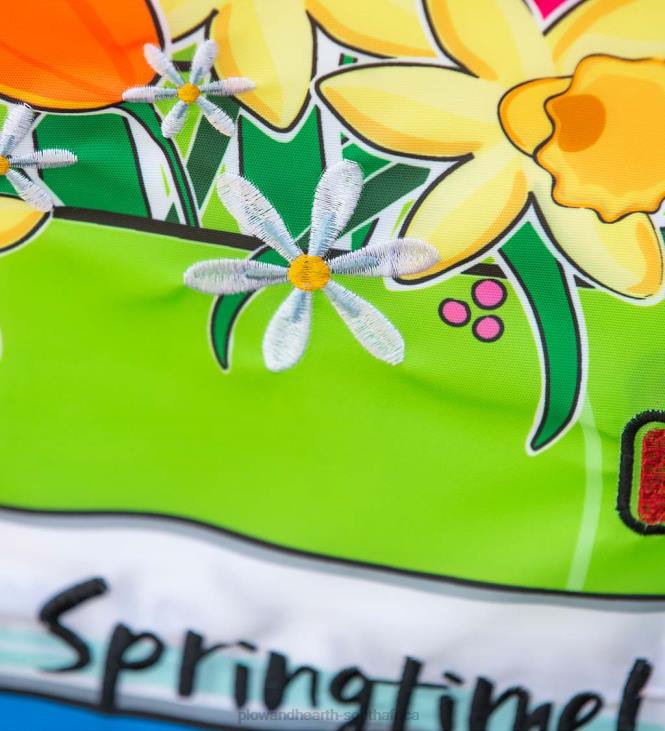 Yard & Garden Plow & Hearth Springtime Truck Applique Garden Flag NFLB592