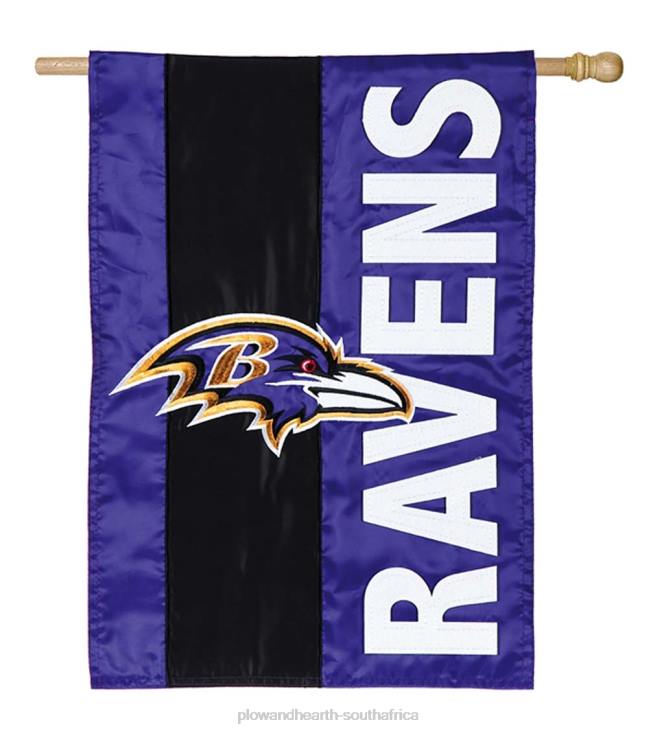 Yard & Garden Plow & Hearth Double-Sided Embellished NFL Team Pride Applique House Flag - Atlanta Falcons NFLB635