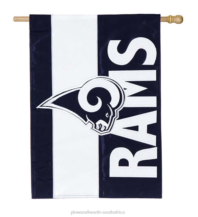 Yard & Garden Plow & Hearth Double-Sided Embellished NFL Team Pride Applique House Flag - Atlanta Falcons NFLB635