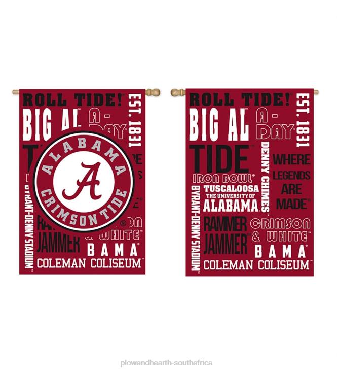Yard & Garden Plow & Hearth Double-Sided Fan Rules College Team Pride Sueded House Flag - Univ of Oklahoma NFLB638