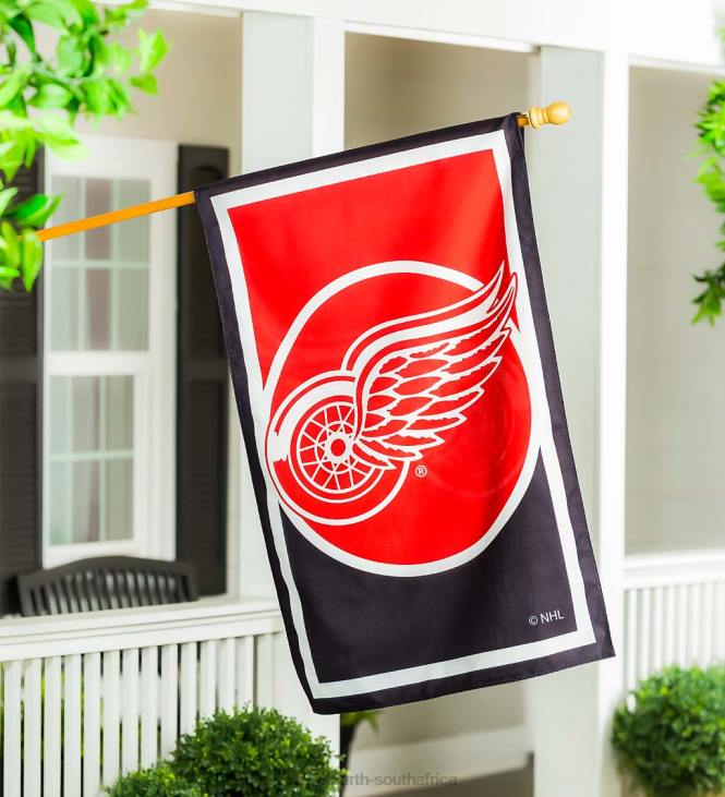 Yard & Garden Plow & Hearth NHL Hockey Burlap House Flag - Chicago Blackhawks NFLB631