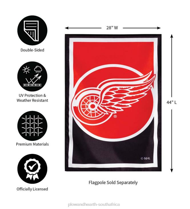 Yard & Garden Plow & Hearth NHL Hockey Burlap House Flag - Chicago Blackhawks NFLB631