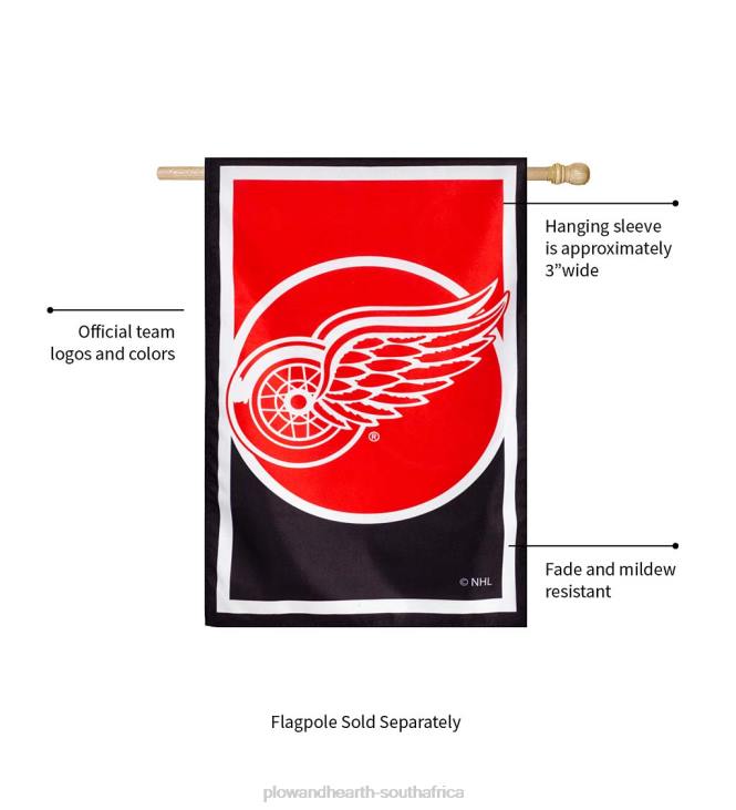 Yard & Garden Plow & Hearth NHL Hockey Burlap House Flag - Chicago Blackhawks NFLB631
