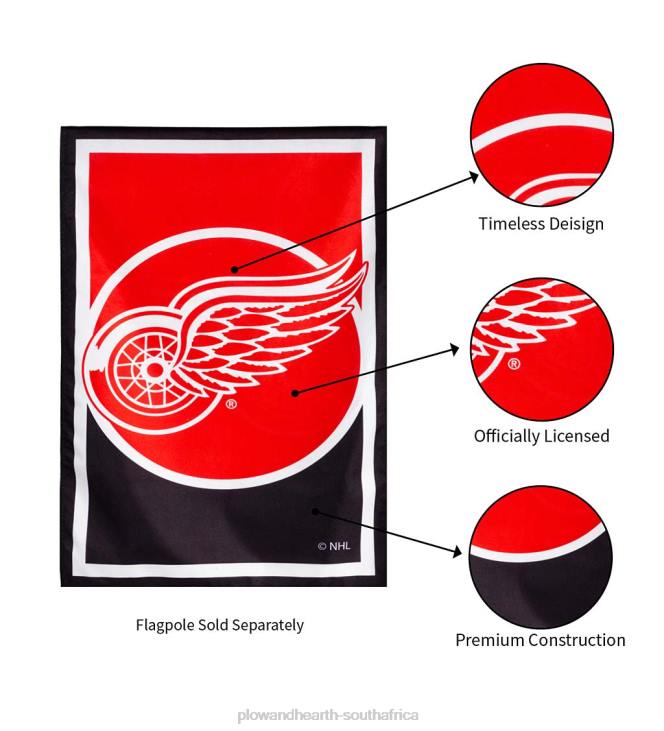 Yard & Garden Plow & Hearth NHL Hockey Burlap House Flag - Chicago Blackhawks NFLB631