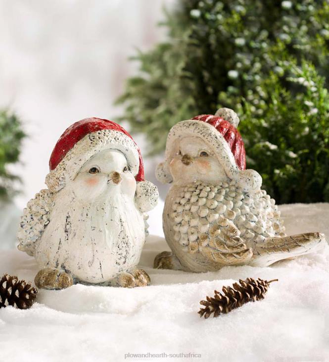 Yard & Garden Plow & Hearth Holiday Bird Accents, Set of 2 NFLB16