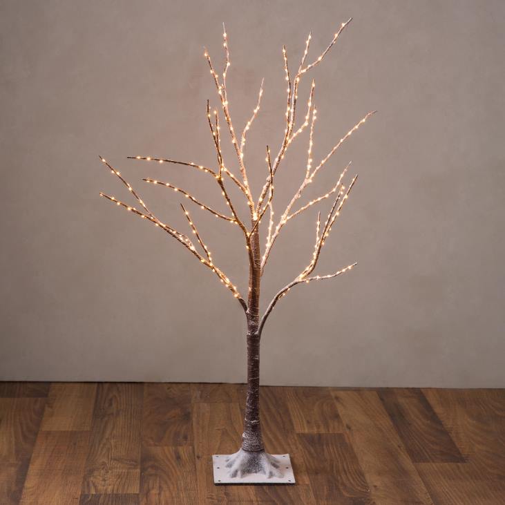 Yard & Garden Plow & Hearth Indoor/Outdoor Birch Tree with Warm White Lights NFLB23