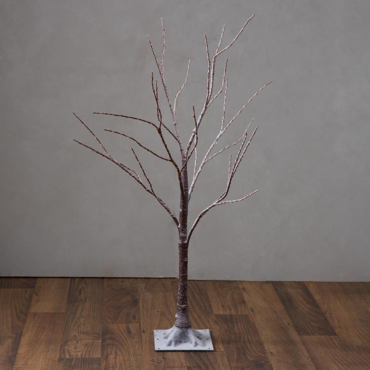 Yard & Garden Plow & Hearth Indoor/Outdoor Birch Tree with Warm White Lights NFLB23