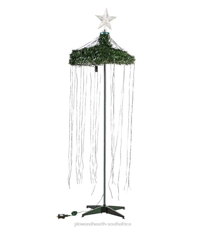Yard & Garden Plow & Hearth Indoor/Outdoor Christmas Tree With Multicolor Lights, 71NFLB24