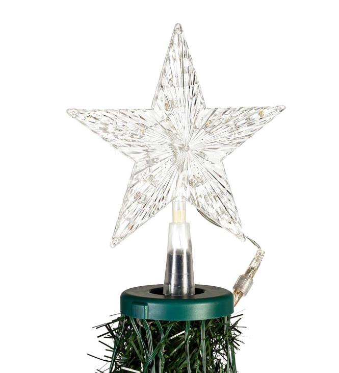 Yard & Garden Plow & Hearth Indoor/Outdoor Christmas Tree With Multicolor Lights, 71NFLB24