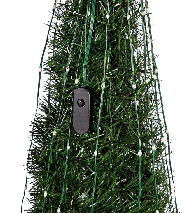 Yard & Garden Plow & Hearth Indoor/Outdoor Christmas Tree With Multicolor Lights, 71NFLB24