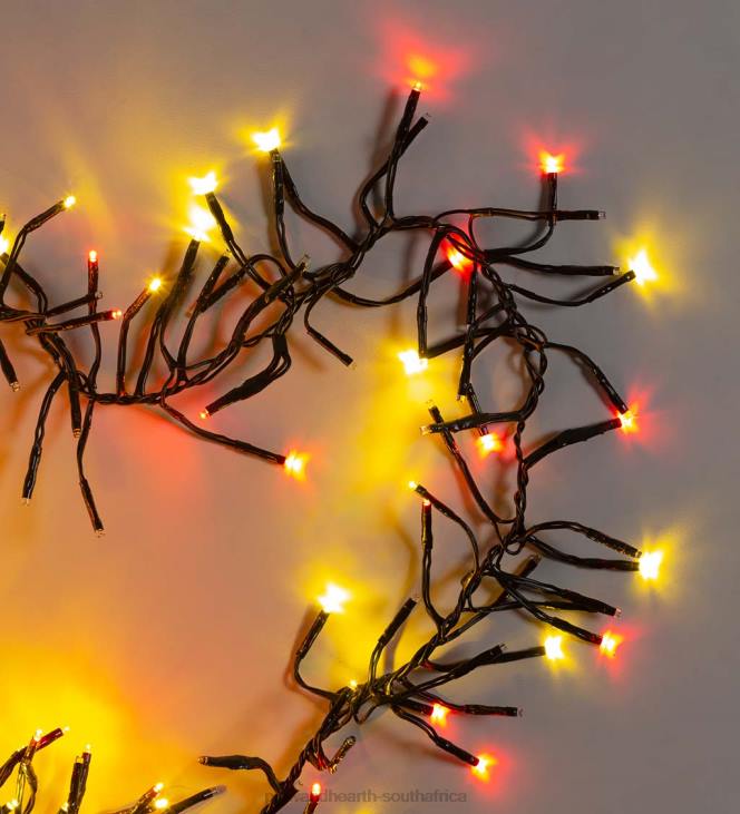 Yard & Garden Plow & Hearth Indoor/Outdoor Electric Cluster Lights with 1128 Multi-Color LEDs; 32'L NFLB33