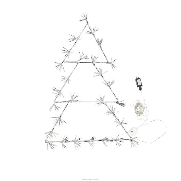 Yard & Garden Plow & Hearth Indoor/Outdoor Electric Lighted Christmas Tree Holiday Decoration NFLB26