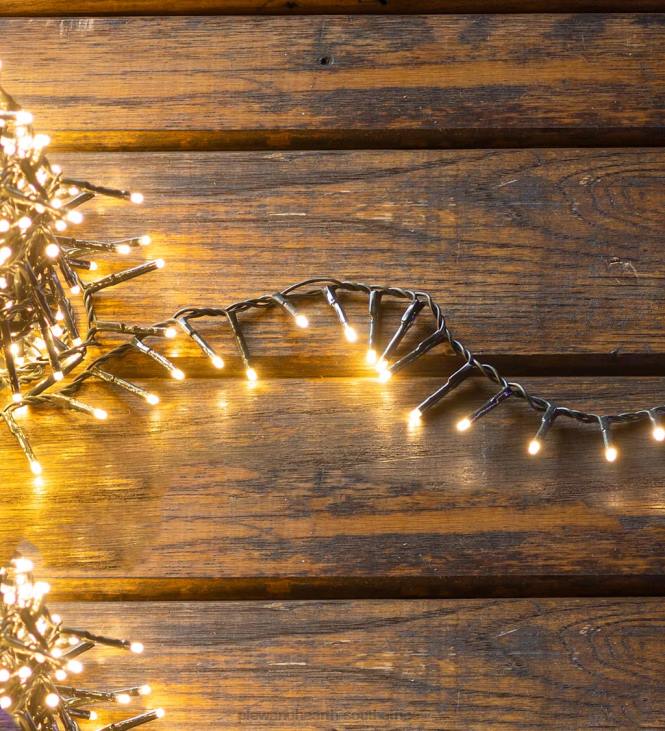 Yard & Garden Plow & Hearth Indoor/Outdoor Electric String Lights with 500 Warm White LEDs; 36'L NFLB38
