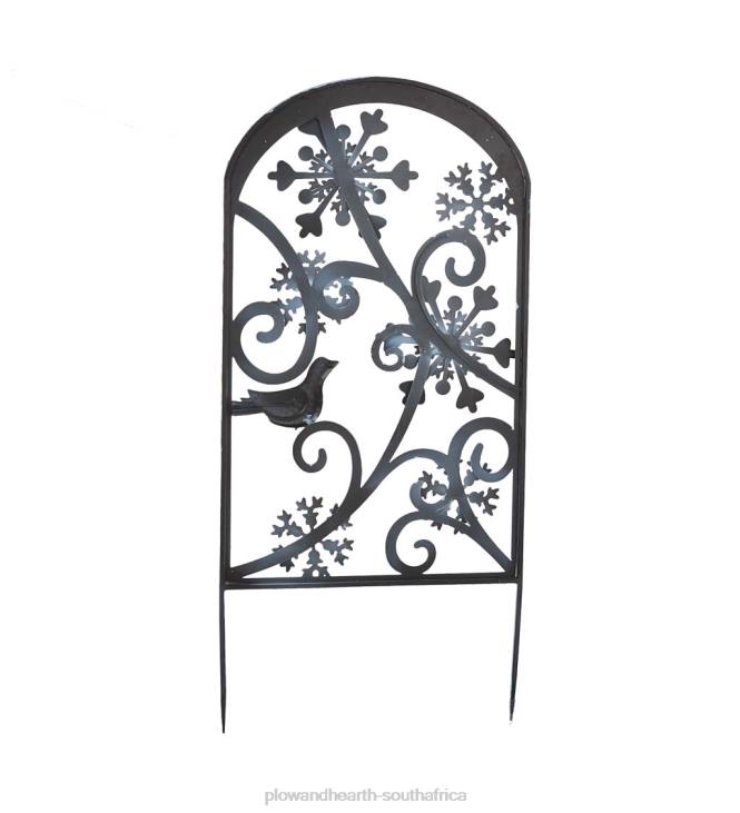 Yard & Garden Plow & Hearth Snowflakes Metal Garden Trellis NFLB18