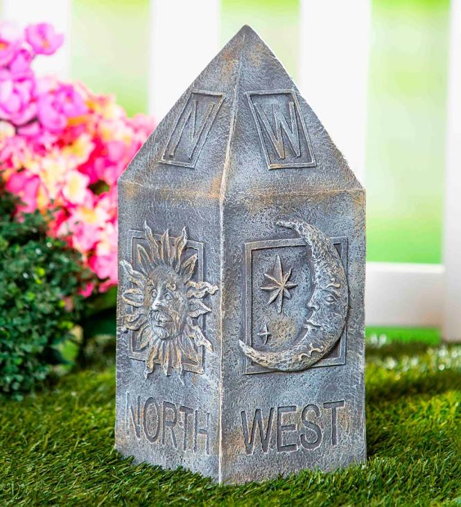 Yard & Garden Plow & Hearth Celestial Compass Garden Totem NFLB220