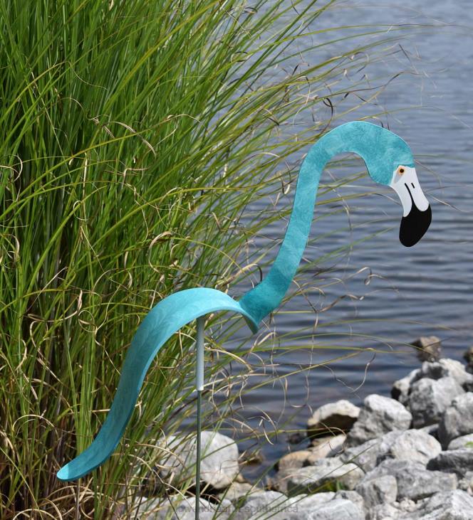 Yard & Garden Plow & Hearth Dancing Flamingo Sculpture NFLB150