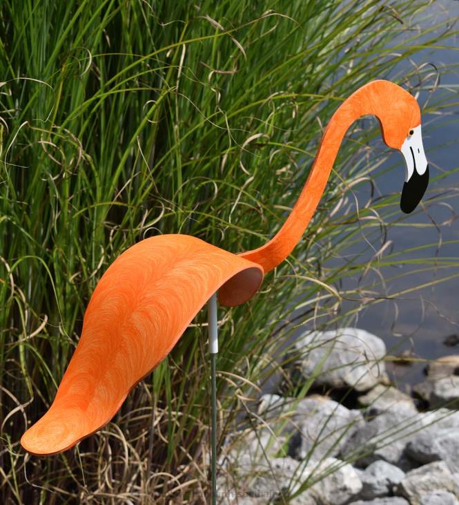 Yard & Garden Plow & Hearth Dancing Flamingo Sculpture NFLB150