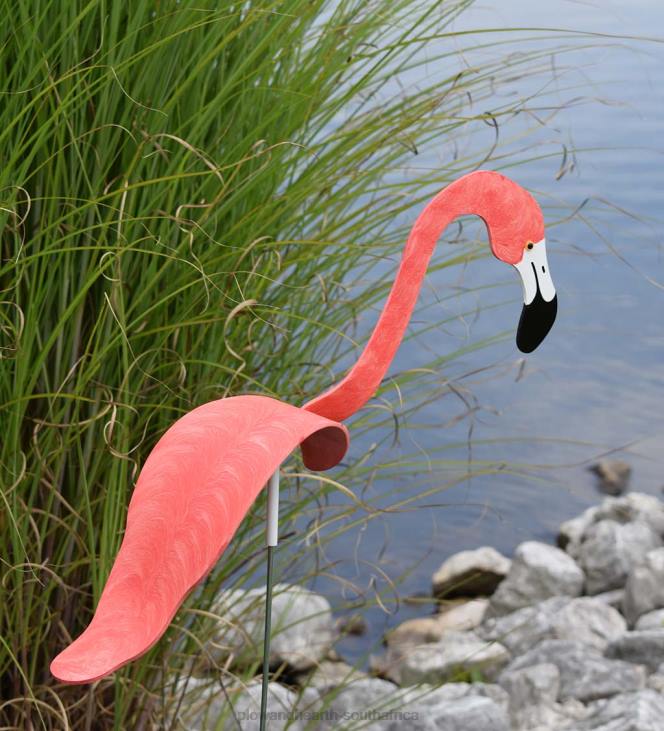 Yard & Garden Plow & Hearth Dancing Flamingo Sculpture NFLB150
