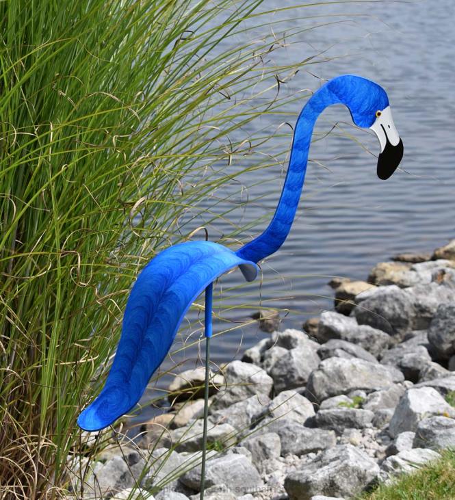 Yard & Garden Plow & Hearth Dancing Flamingo Sculpture NFLB150