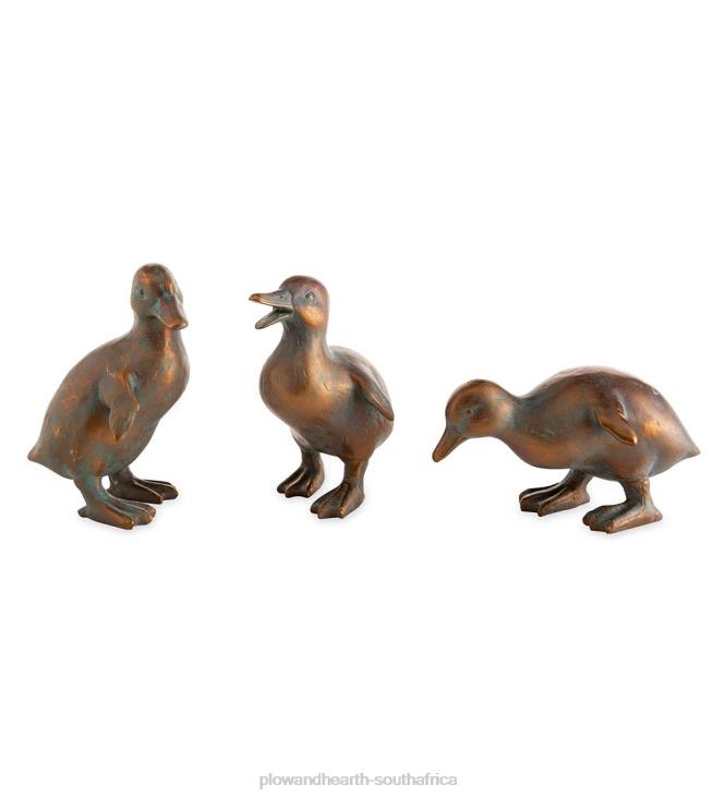 Yard & Garden Plow & Hearth Duck Family with Mother and Three Babies, Set of 4 NFLB92