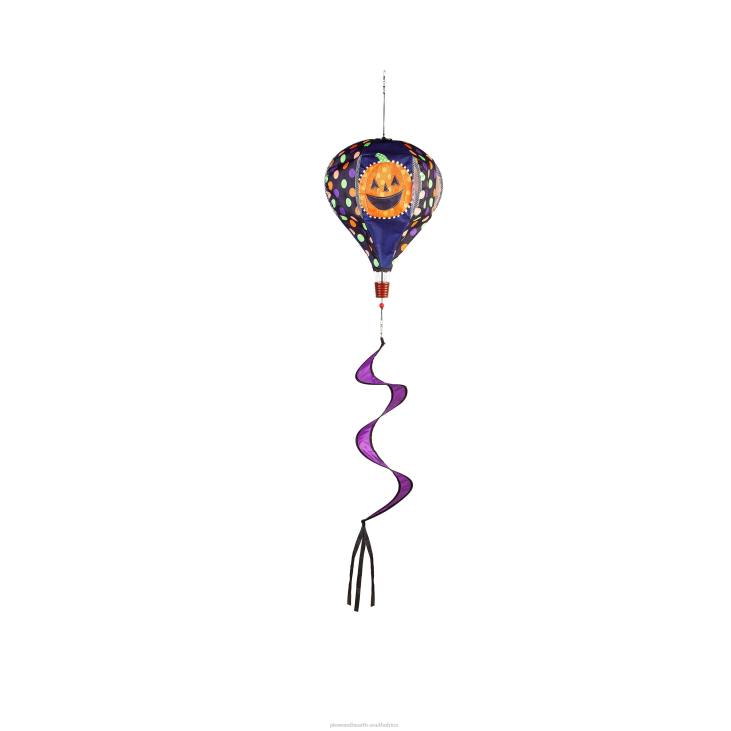 Yard & Garden Plow & Hearth Fall Friends Burlap Balloon Spinner - Scarecrow Friend NFLB144