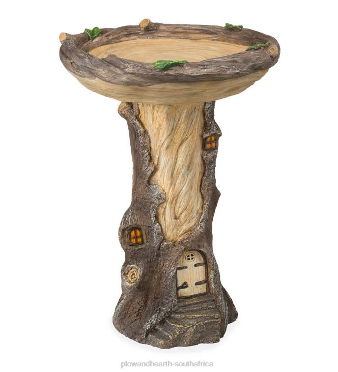 Yard & Garden Plow & Hearth Full-Size Fairy Garden Birdbath NFLB74