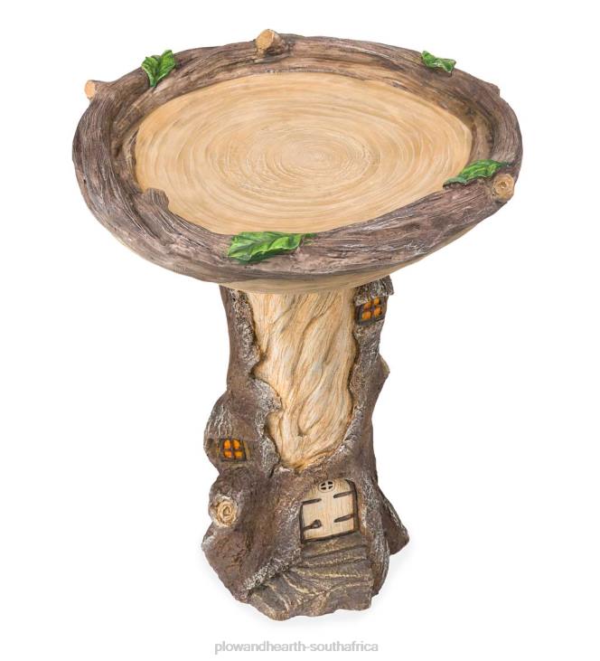 Yard & Garden Plow & Hearth Full-Size Fairy Garden Birdbath NFLB74