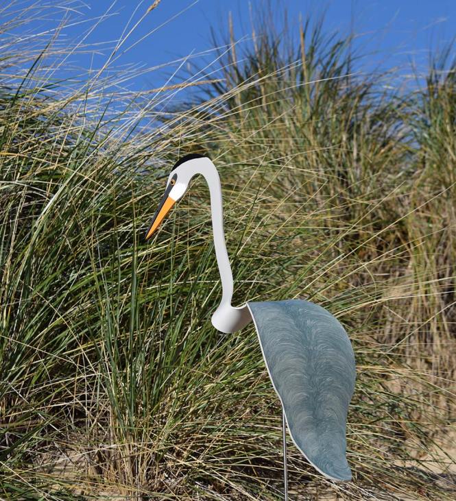 Yard & Garden Plow & Hearth Great Blue Heron Dancing Bird NFLB131