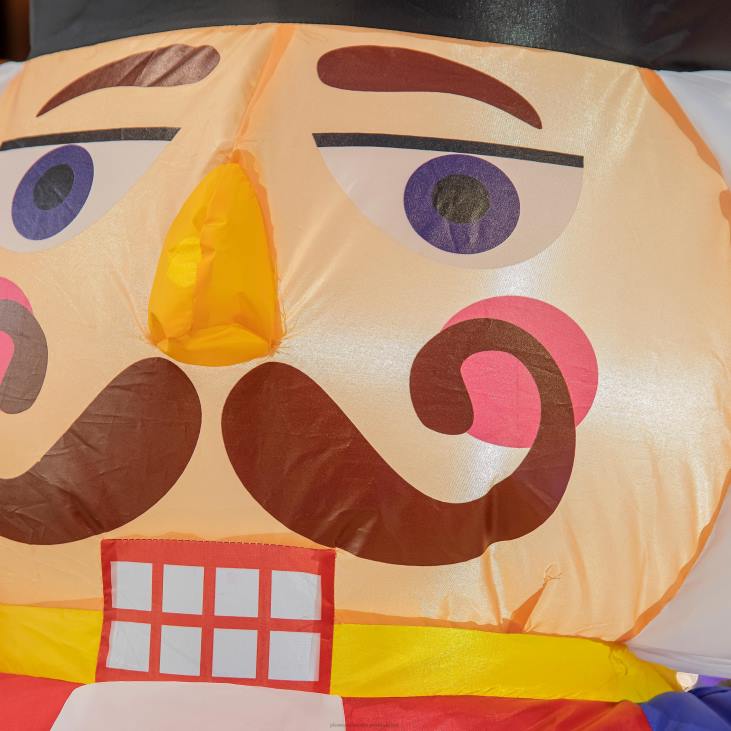 Yard & Garden Plow & Hearth Lighted Nutcracker Christmas Inflatable NFLB147