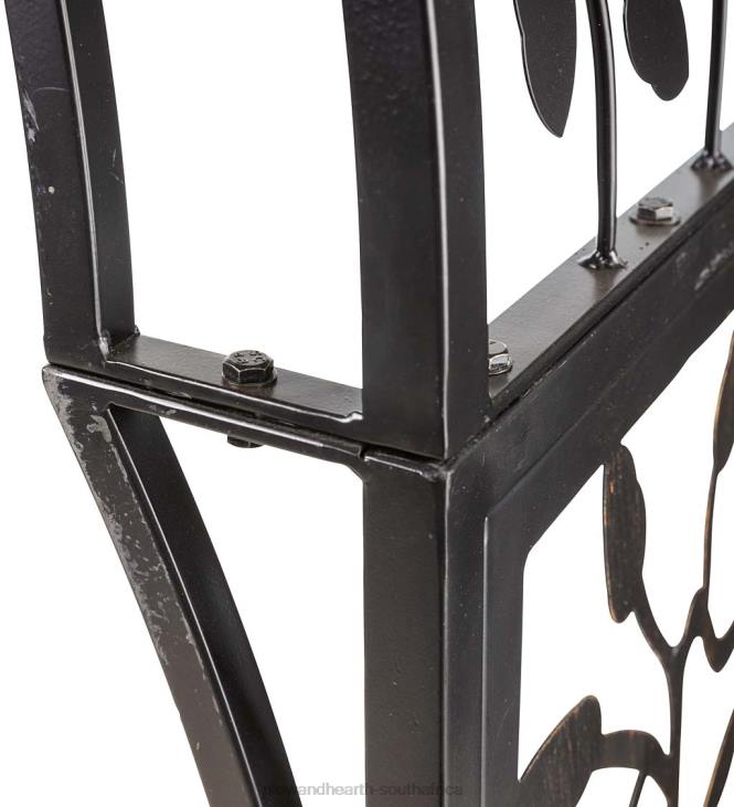 Yard & Garden Plow & Hearth Metal Tree of Life Arched Garden Arbor with Gate NFLB169