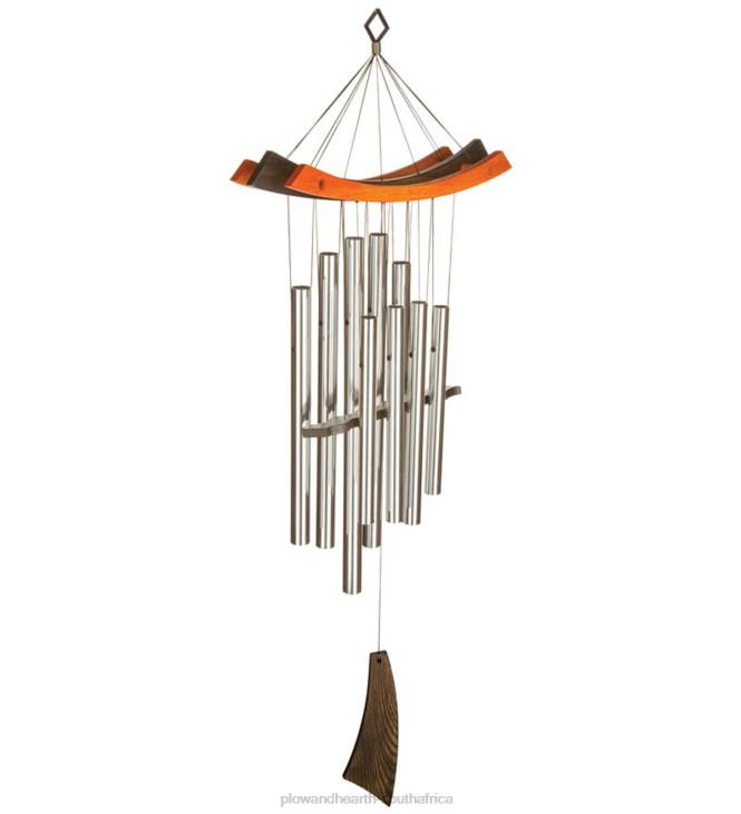 Yard & Garden Plow & Hearth Multi-Toned Ash And Aluminum Healing Chime In A Black And Cherry Finish NFLB110