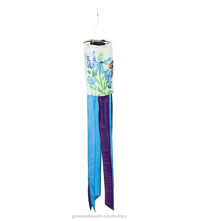 Yard & Garden Plow & Hearth Nature-Inspired Solar LED Motion Windsock - Butterfly NFLB132