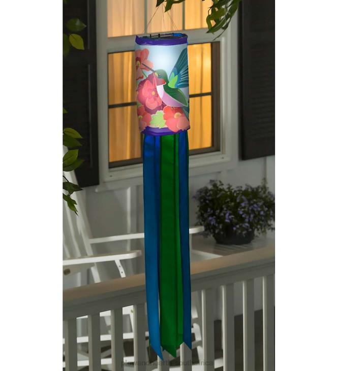 Yard & Garden Plow & Hearth Nature-Inspired Solar LED Motion Windsock - Butterfly NFLB132