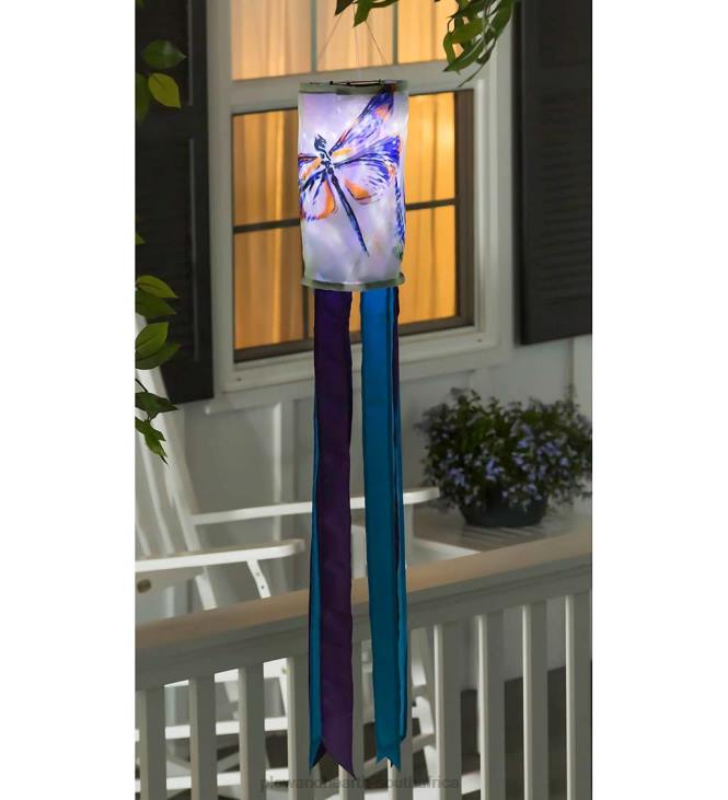Yard & Garden Plow & Hearth Nature-Inspired Solar LED Motion Windsock - Butterfly NFLB132