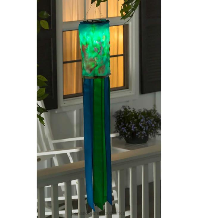 Yard & Garden Plow & Hearth Nature-Inspired Solar LED Motion Windsock - Butterfly NFLB132