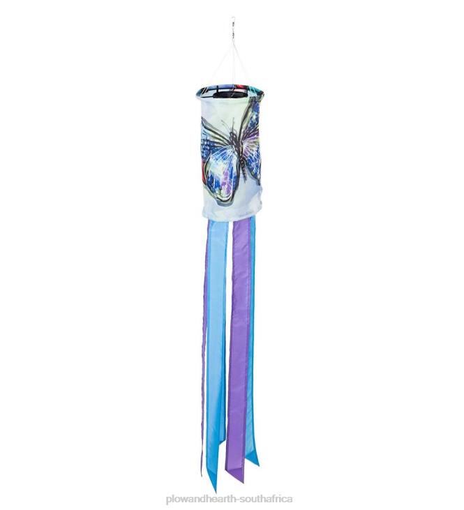 Yard & Garden Plow & Hearth Nature-Inspired Solar LED Motion Windsock - Butterfly NFLB132