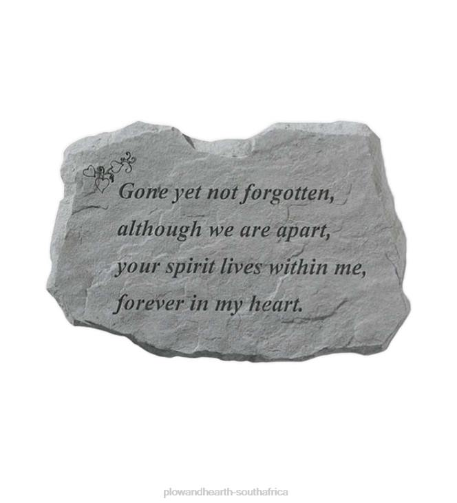 Yard & Garden Plow & Hearth Not Forgotten Memorial Garden Stone NFLB346