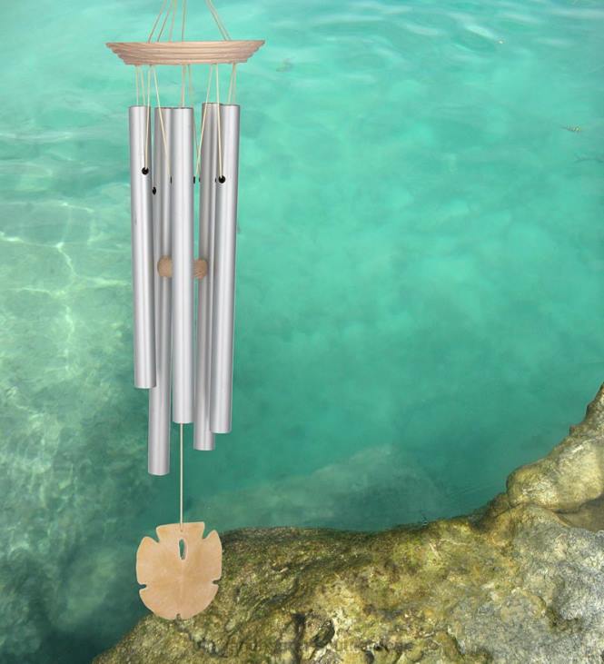 Yard & Garden Plow & Hearth Sand Dollar Aluminum Wind Chime NFLB392