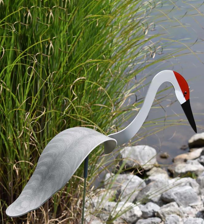 Yard & Garden Plow & Hearth Sandhill Crane Dancing Bird NFLB254