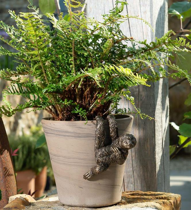 Yard & Garden Plow & Hearth Sloth Pot Buddy Pot Hanger NFLB237