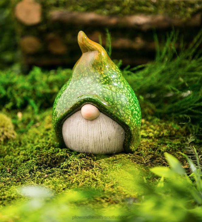 Yard & Garden Plow & Hearth Small Ceramic Garden Gnomes, Set of 3 NFLB122