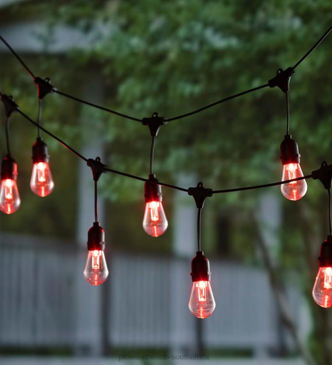 Yard & Garden Plow & Hearth Solar Multi-Colored String Lights NFLB409