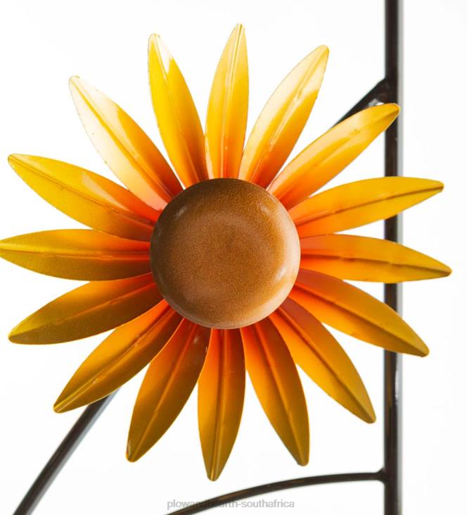 Yard & Garden Plow & Hearth Spinning Sunflower Metal Garden Trellis NFLB242